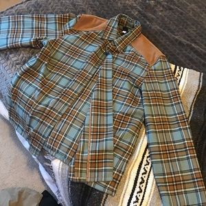 Norton mcnaughton plaid flannel jacket